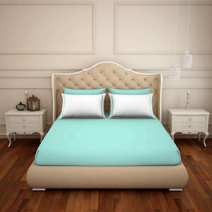 King Bed Sheet Hygrocotton (Aqua Blue)