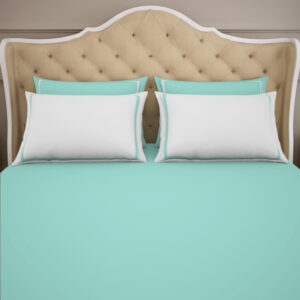 King Bed Sheet Hygrocotton (Aqua Blue)