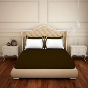 King Bed Sheet Hygrocotton (Brown)
