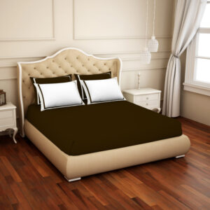 King Bed Sheet Hygrocotton (Brown)