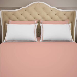 King Bed Sheet Hygrocotton (Coral)