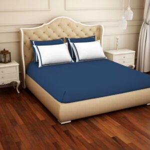 King Bed Sheet Hygrocotton (Navy Blue)