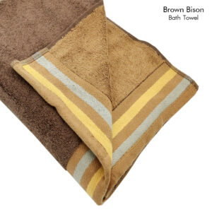 Bath Towel (Brown Bison) Reversible