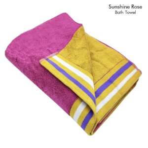Bath Towel (Sunshine Rose) Reversible