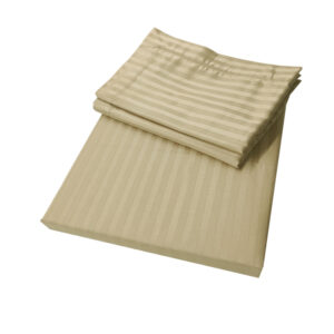 Self-striped King Bedsheet (Beige)