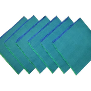 Table Napkin Set (Blue Green) 6 Pieces