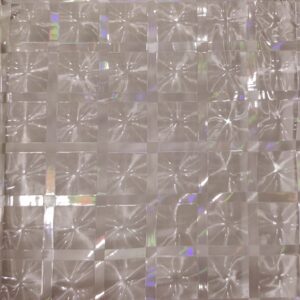 Shower Curtain (3D Black Smoke) Chess