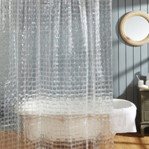Shower Curtain (3D Clear) Cube
