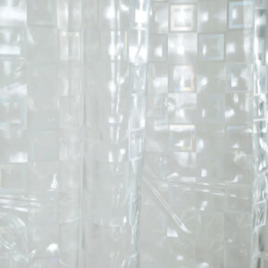 Shower Curtain (3D Clear) Cube