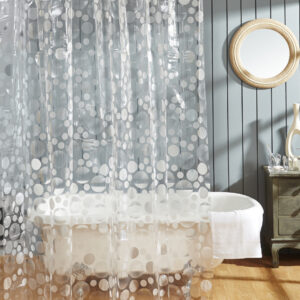 Shower Curtain (3D Clear) Globe