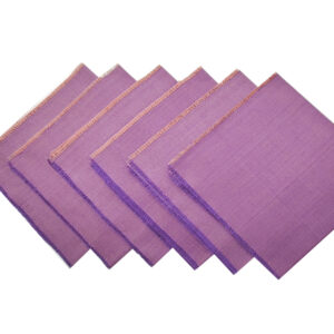 Table Napkin Set (Lilac Pink) 6 Pieces