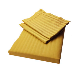 Self-striped King Bedsheet (Mustard)