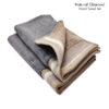 Hand Towel Set Natural Charcoal 2 HT0006