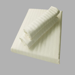 Self-striped King Bedsheet (Off-white)