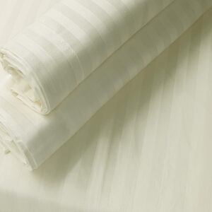 Self-striped King Bedsheet (Off-white)