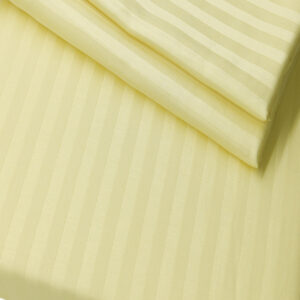 Self-striped King Bedsheet (Pastel Lemon)