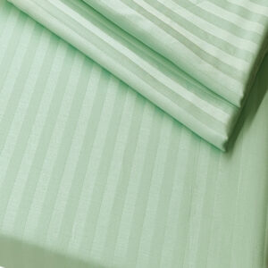 Self-striped King Bedsheet (Pastel Green)