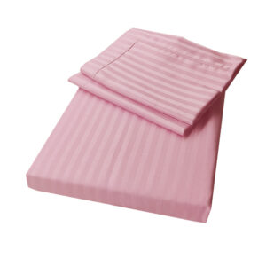 Self-striped King Bedsheet (Pastel Pink)