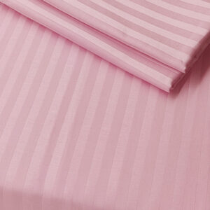 Self-striped King Bedsheet (Pastel Pink)