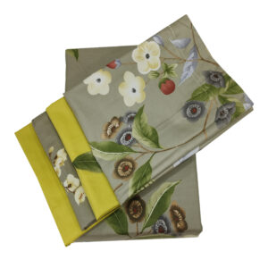 King Bedsheet (CALME) with 4 Pillow Covers (A)