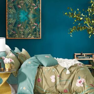 King Bedsheet (CALME) with 4 Pillow Covers (G)